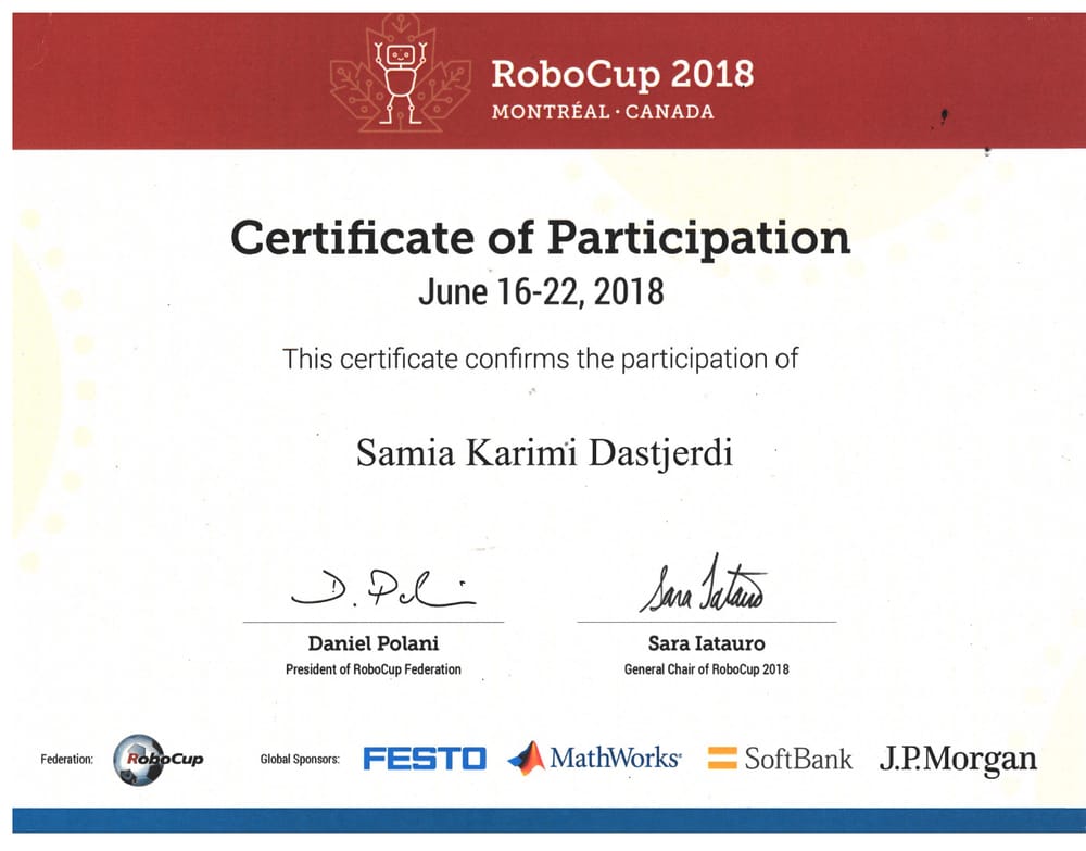 CNRS at RoboCup 2018